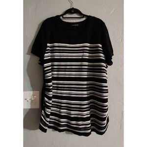 Lane Bryant Tops Pullover,Women  Size  26/28,Rayón, Polyester Soft,striped Front